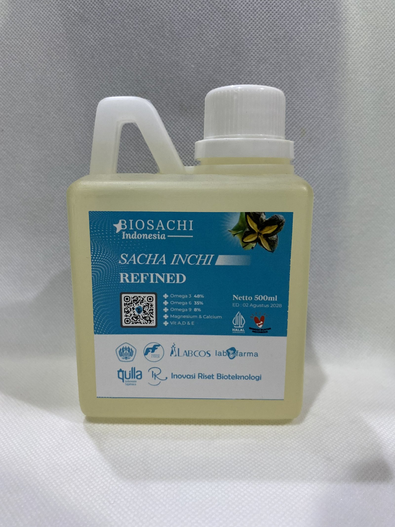 Refined Clear Sacha Inchi Oil